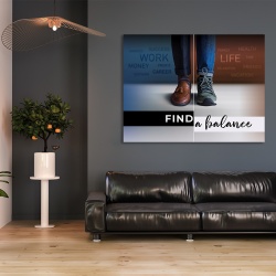 Tablou Motivational - Find a balance - Img 2