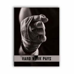 Tablou Motivational - Hard Work Pays - Img 3