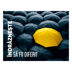 Tablou Motivational - Indrazneste Sa Fii Diferit - Img 3