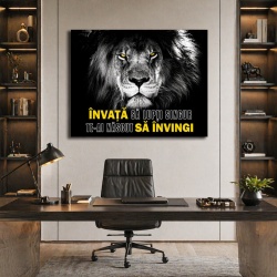 Tablou Motivational - Invata Sa Lupti Singur