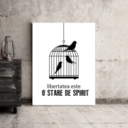 Tablou Motivational - Libertatea Este O Stare De Spirit - Img 3
