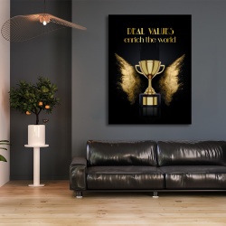 Tablou Motivational - Real values - Img 2