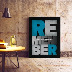 Tablou Motivational - Remember (big text) - Img 4