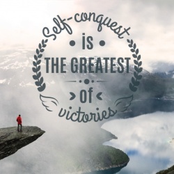Tablou Motivational - Self Conquest - Img 4