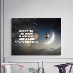 Tablou Motivational - Shoot For The Moon - Img 3
