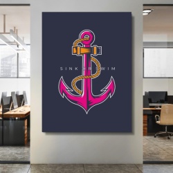 Tablou Motivational - Sink or Swim - Img 2