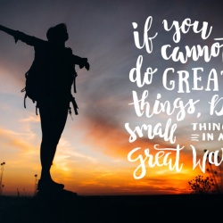 Tablou Motivational - Small Things In A Great Way - Img 4