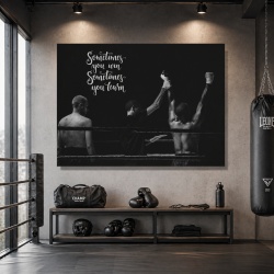 Tablou Motivational - Sometimes You Win, Sometimes You Learn