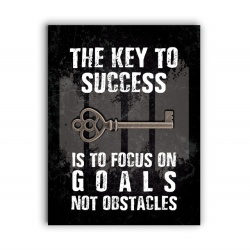 Tablou Motivational - The Key To Success (Old Grunge) - Img 4