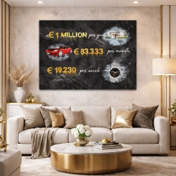 Tablou Motivational - Things that money can buy