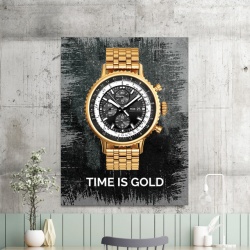 Tablou Motivational - Time Is Gold - Img 3