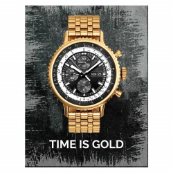 Tablou Motivational - Time Is Gold - Img 4