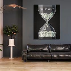 Tablou Motivational - Time is money (hourglass) - Img 5