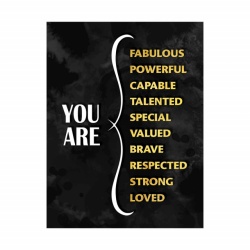 Tablou Motivational - You are everything (gold) - Img 3