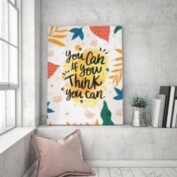 Tablou Motivational - You Can If You Think You Can - Img 3