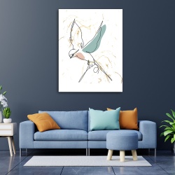 Tablou One line bird 2 - Img 1