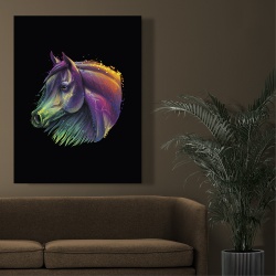 Tablou Rainbow horse - Img 2
