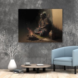 Tablou Samurai warming
