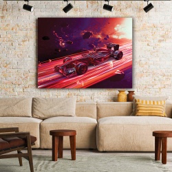 Tablou Space fire racing