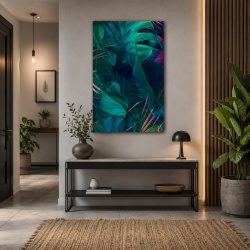 Tablou Vegetatie - Exotic Blue Plants (089)
