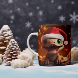 Cana De Craciun - Cute Dinosaur Baby