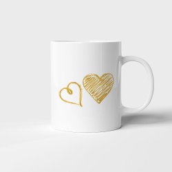 Cana Sketched golden hearts - Img 2
