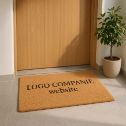 Covor de intrare personalizat - 60x40cm - doar logo si website