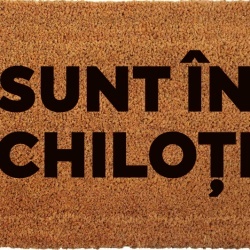 Covor de intrare personalizat - 60x40cm - sunt in chiloti - Img 2
