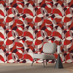 Fototapet Abstract - Cercuri intersectate (Geometric 161)