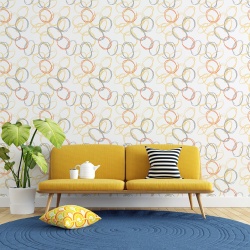 Fototapet Abstract - Sketched Circles (Geometric 042)