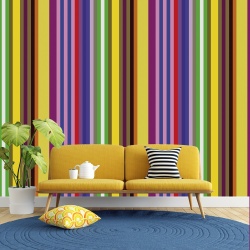 Fototapet Dungi inguste multicolore (Stripes 033) - Img 4