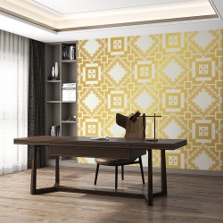 Fototapet - Golden gradient tiles (FTD1000292)