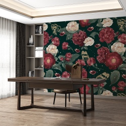 Fototapet - Painted roses (FTD1000331) - Img 2