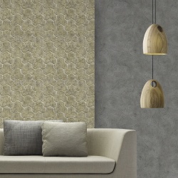 Fototapet Puzzle din piatra crem texturata (Stone 052) - Img 2
