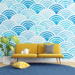 Fototapet Simple blue pattern (FTD100052) - Img 2
