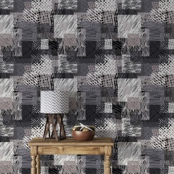 Fototapet Texturi - Mozaic cu patrate hasurate (Texture 044) - Img 3