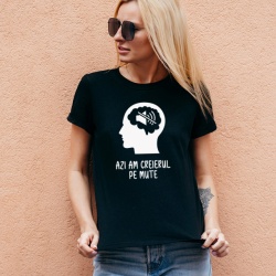 Imprimeu Tricou Creierul pe mute - Img 3