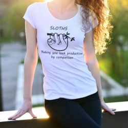 Imprimeu Tricou Lazy As A Sloth - Img 2