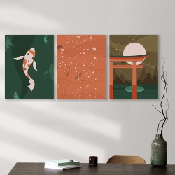 Set 3 Tablouri Minimalist japanese collection - Img 3