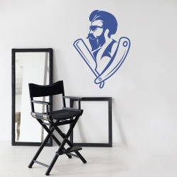 Sticker Barbershop (stylish guy) - Img 4
