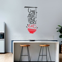 Sticker Bucatarie - You are what you eat (noodles) - Img 3