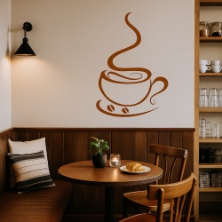 Sticker De Perete Cafea Fierbinte