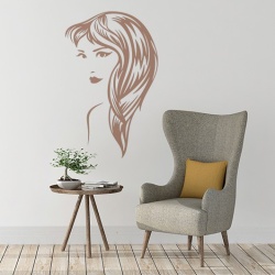 Sticker De Perete Chip De Femeie - Img 1