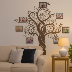 Sticker De Perete - Cires Abstract Cu Poze