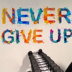 Sticker De Perete Never Give Up - Img 4
