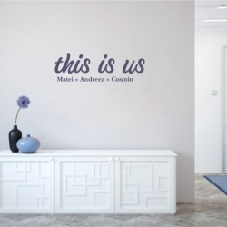 Sticker De Perete This Is Us - Cu Nume - Img 3