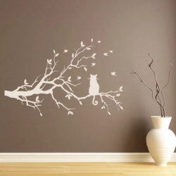 Sticker De Perete Tree Branch Cat - Img 4