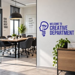 Sticker De Perete Welcome To Creative Department