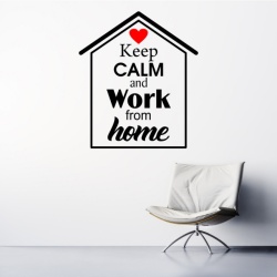 Sticker Keep Calm And Work From Home - Img 4