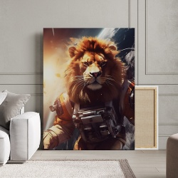 Tablou Animale Fantastice - Astro Lion - Img 2